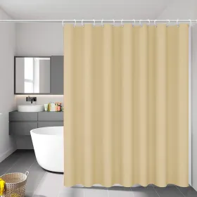 Dušas aizkari Exma basic Bēšs PVC 140 x 180 cm