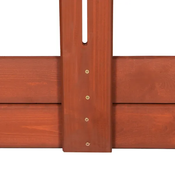 Uždara smėlio dėžė su suolais ir stogeliu Springos SBP140RSET02 140x140 cm