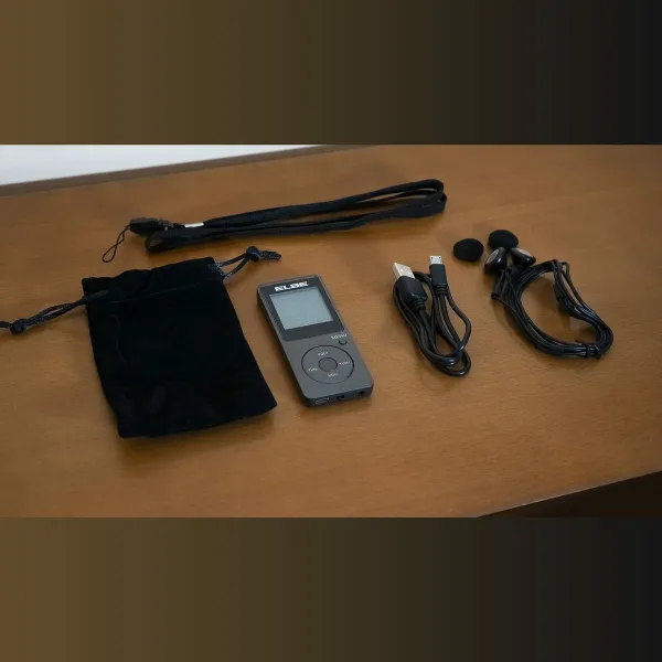 Transistoriradio ELBE RF-95 Tumman harmaa Urheilu AM/FM