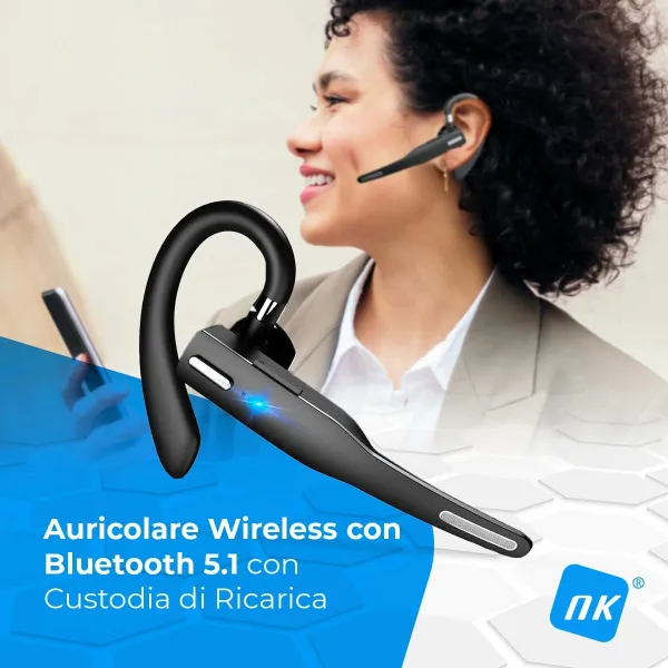 Bluetooth-korvakuulokkeet NK NK-FA32004 Musta