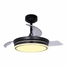 Plafondventilator CristalRecord 85-065-46-180 Melns