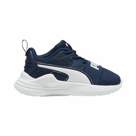 Sports Shoes for Kids Puma Wired Run Pure Ac Navy Blue