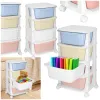 Springos HA0214 Mobile Cabinet with 4 Drawers on Wheels