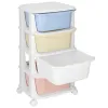 Springos HA0214 Mobile Cabinet with 4 Drawers on Wheels