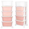 Mobile Storage Cabinet on Wheels with 5 Drawers Springos HA0211