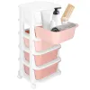 Mobile Storage Cabinet on Wheels with 5 Drawers Springos HA0211