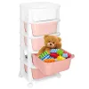 Mobile Storage Cabinet on Wheels with 5 Drawers Springos HA0211