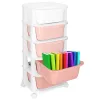 Mobile Storage Cabinet on Wheels with 5 Drawers Springos HA0211