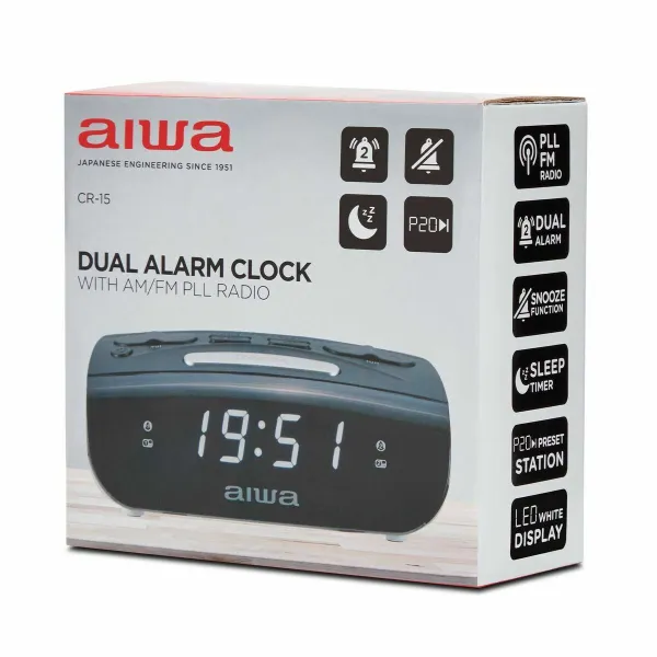 Kellraadio Aiwa CR-15 Must