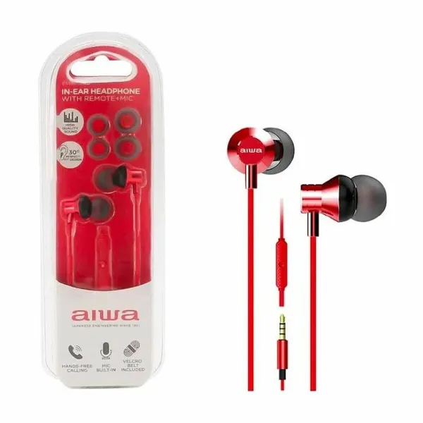 Austiņas Aiwa ESTM50RD Sarkans