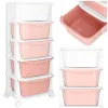 Mobile Storage Cabinet on Wheels with 5 Drawers Springos HA0211