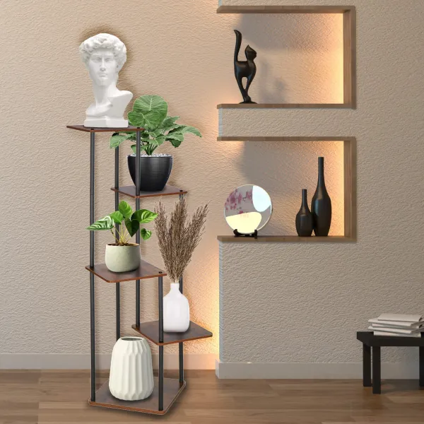 Metal plant stand Springos GA0207 106 CM