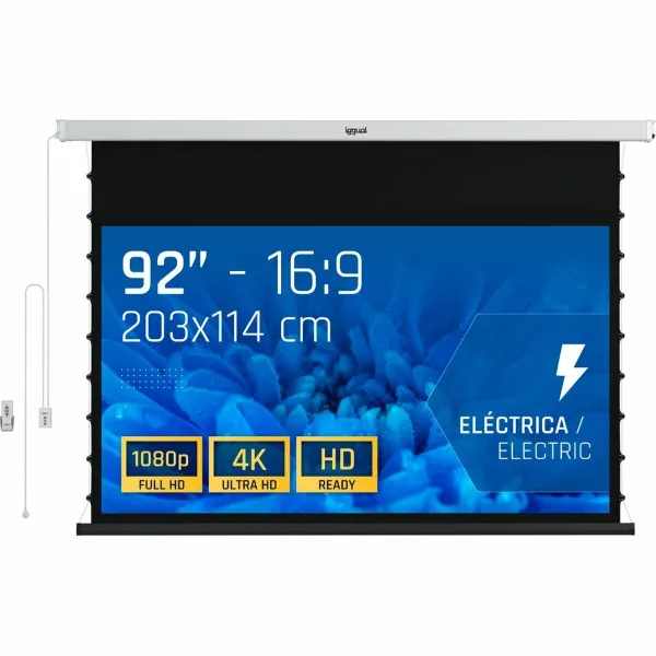 Sieninis elektrinis ekranas iggual IGG319680 92