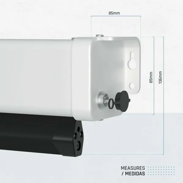 Sieninis elektrinis ekranas iggual IGG319680 92
