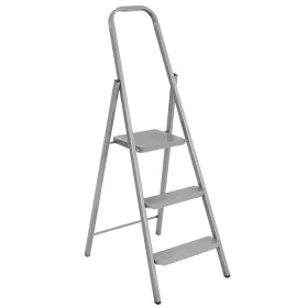 Saliekamās kāpnes Springos LD0098 daudzfunkcionālas, augstums 123 cm, tērauda pakāpieni, 3 pakāpieni, līdz 150 kg, lietošanai mā