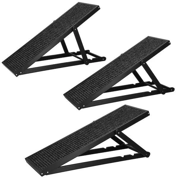Ramp, platform, stairs for dog Springos DR001 BL black
