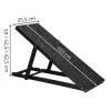 Ramp, platform, stairs for dog Springos DR001 BL black
