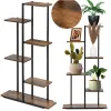 Metal flower stand Springos GA0211 113 cm with 6 shelves, loft-style, multi-level, modern