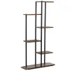 Metal flower stand Springos GA0211 113 cm with 6 shelves, loft-style, multi-level, modern