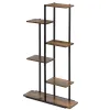 Metal flower stand Springos GA0211 113 cm with 6 shelves, loft-style, multi-level, modern