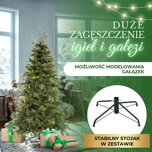 Искусственная елка Springos CT0205, натуральная ель
