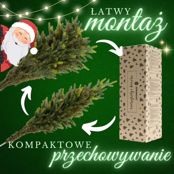 Искусственная елка Springos CT0205, натуральная ель