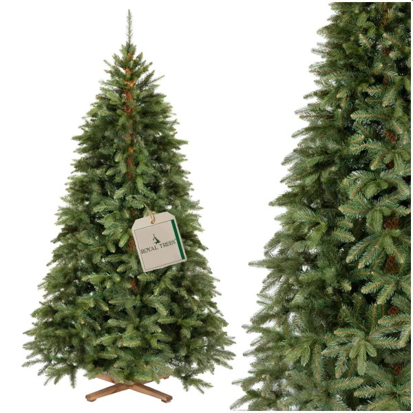 Dirbtinė eglė Springos CT0237, Sibiro eglė PE Premium, 220 cm