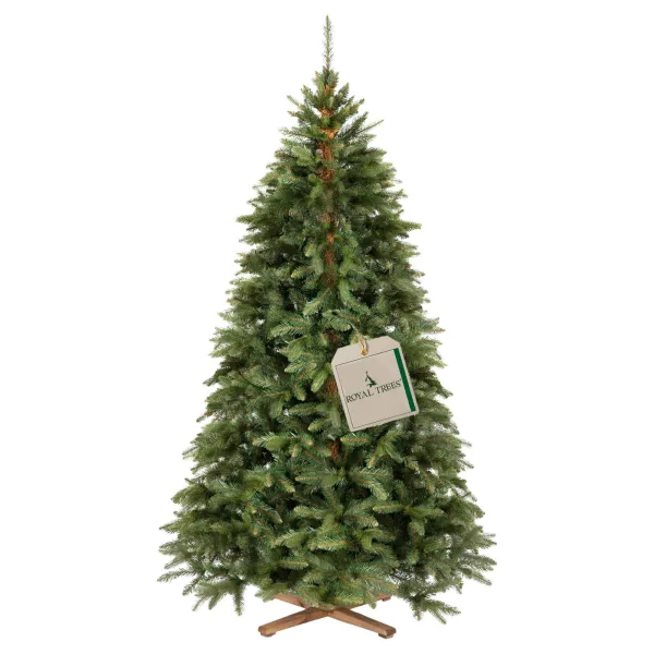 Dirbtinė eglė Springos CT0237, Sibiro eglė PE Premium, 220 cm