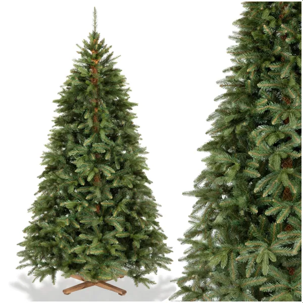 Dirbtinė eglė Springos CT0237, Sibiro eglė PE Premium, 220 cm