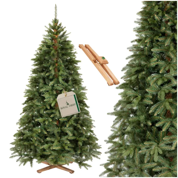 Dirbtinė eglė Springos CT0237, Sibiro eglė PE Premium, 220 cm