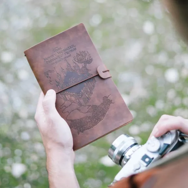 Harry Potter - Leather Travel Notebook 12x19.6 cm (Brown)