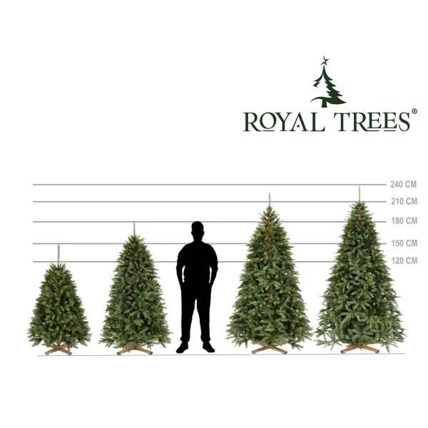 Dirbtinė eglutė Springos CT0238, Sibiro eglė PE Premium, 240 cm