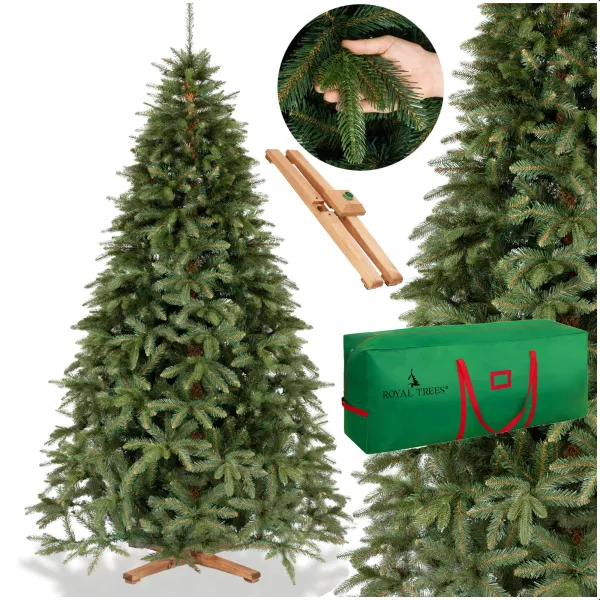 Dirbtinė eglutė Springos CT0238, Sibiro eglė PE Premium, 240 cm