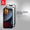 Crong Anti-Bacterial 3D Armor Glass – 9H tempered glass for the entire iPhone 13 mini screen + installation frame