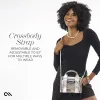 Case-Mate Micro Tote Bag - Waterproof Shoulder Bag (Silver Chrome/Clear)