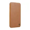 Etui Nillkin Qin Prop Leather iPhone 16 (brązowy)