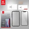 Crong Anti-Bacterial 3D Armor Glass – 9H tempered glass for the entire iPhone 13 mini screen + installation frame