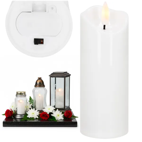 LED svece Springos HA7551, 12,5 x 5 cm