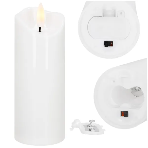 LED svece Springos HA7551, 12,5 x 5 cm