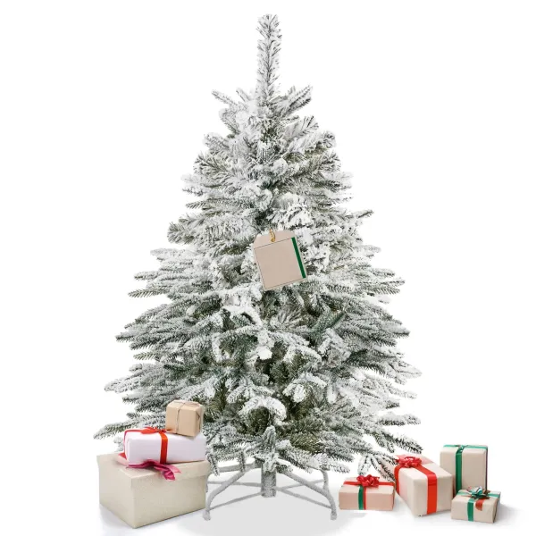 Искусственная ель с искусственным снегом Springos CT0222, LUX 120см