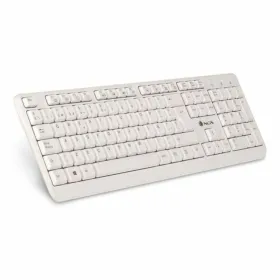 Keyboard NGS Spike White Black Spanish Qwerty