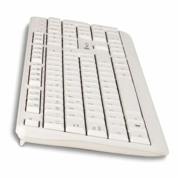 Keyboard NGS Spike White Black Spanish Qwerty
