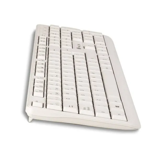 Keyboard NGS Spike White Black Spanish Qwerty