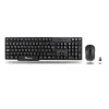 Keyboard and Mouse NGS EUPHORIA KIT Black QWERTY Qwerty US Wireless