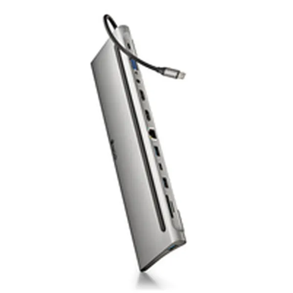 USB Hub NGS WONDERDOCK12 Grey Silver