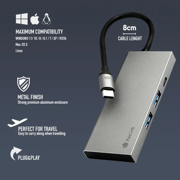USB Centrmezgls NGS WonderDock4 Pro