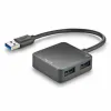 USB Centrmezgls NGS IHUB3.0TINY Melns