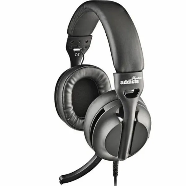 Austiņas NGS VOX805USBCBLACK Melns