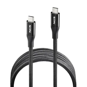 USB-C Kabelis NGS KNOT240W-2 Melns 2 m