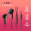 Austiņas NGS CROSSFLIPBLACK Melns